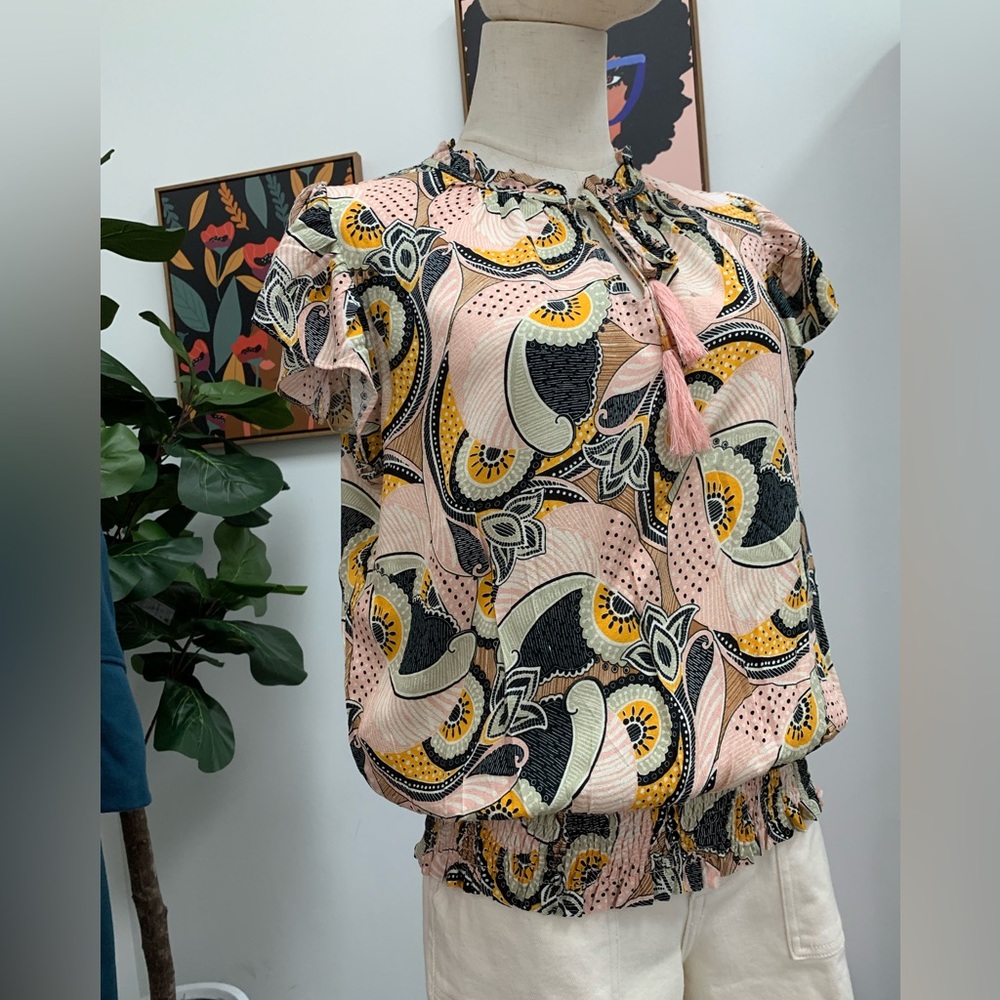 Split-Neck Blouse - Picture 9 of 16